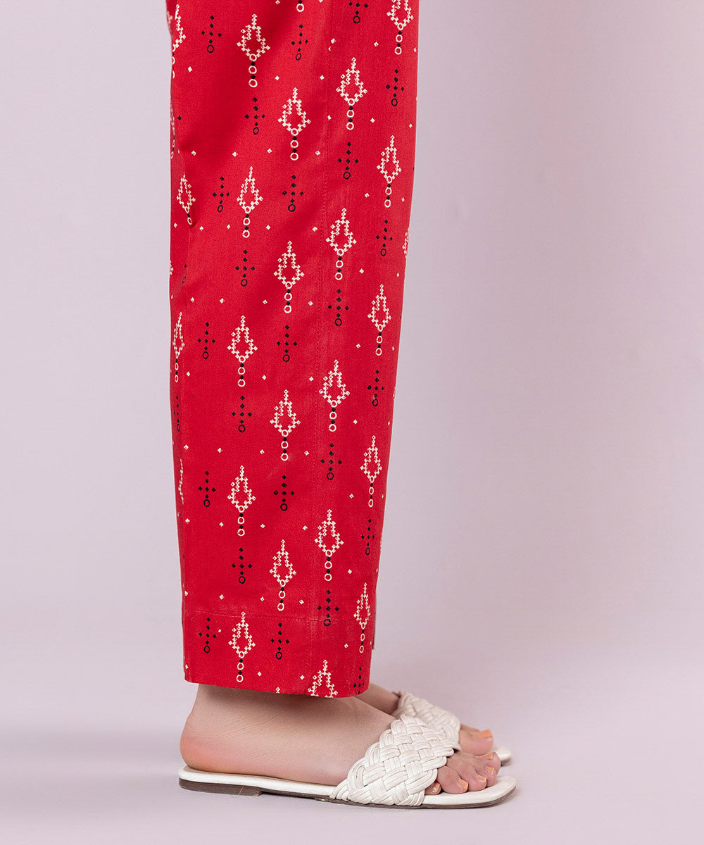 Printed Cotton Viscose Pants