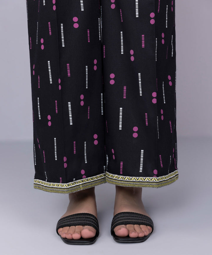 Embroidered Dobby Culottes