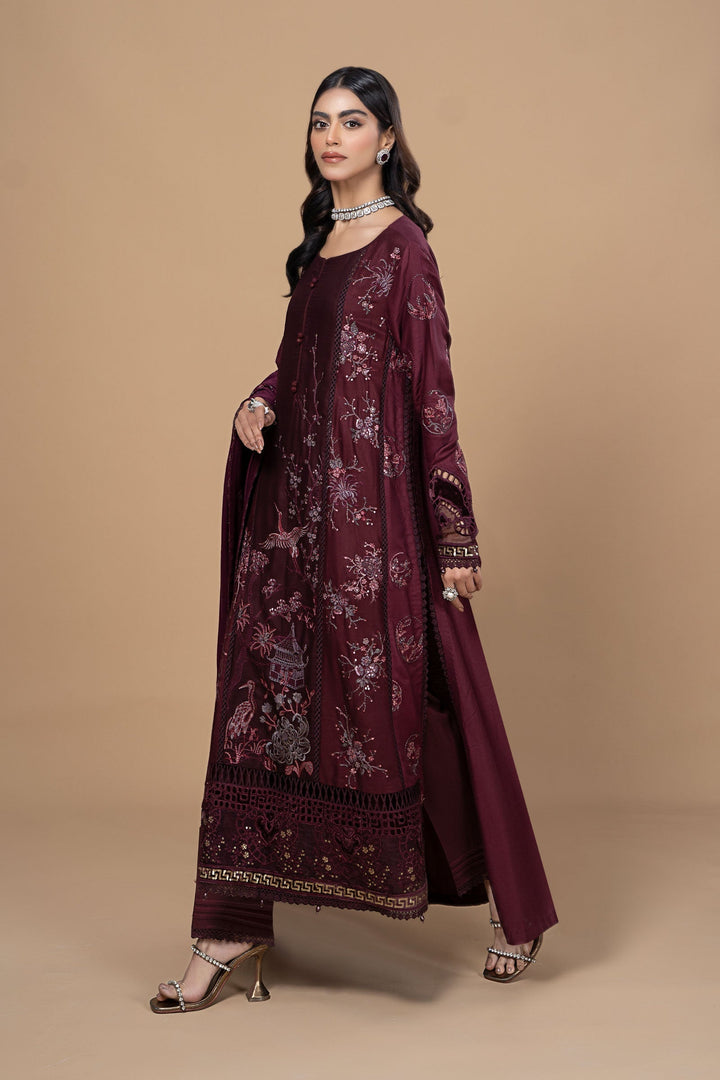 Suit Aubergine DLS-1103