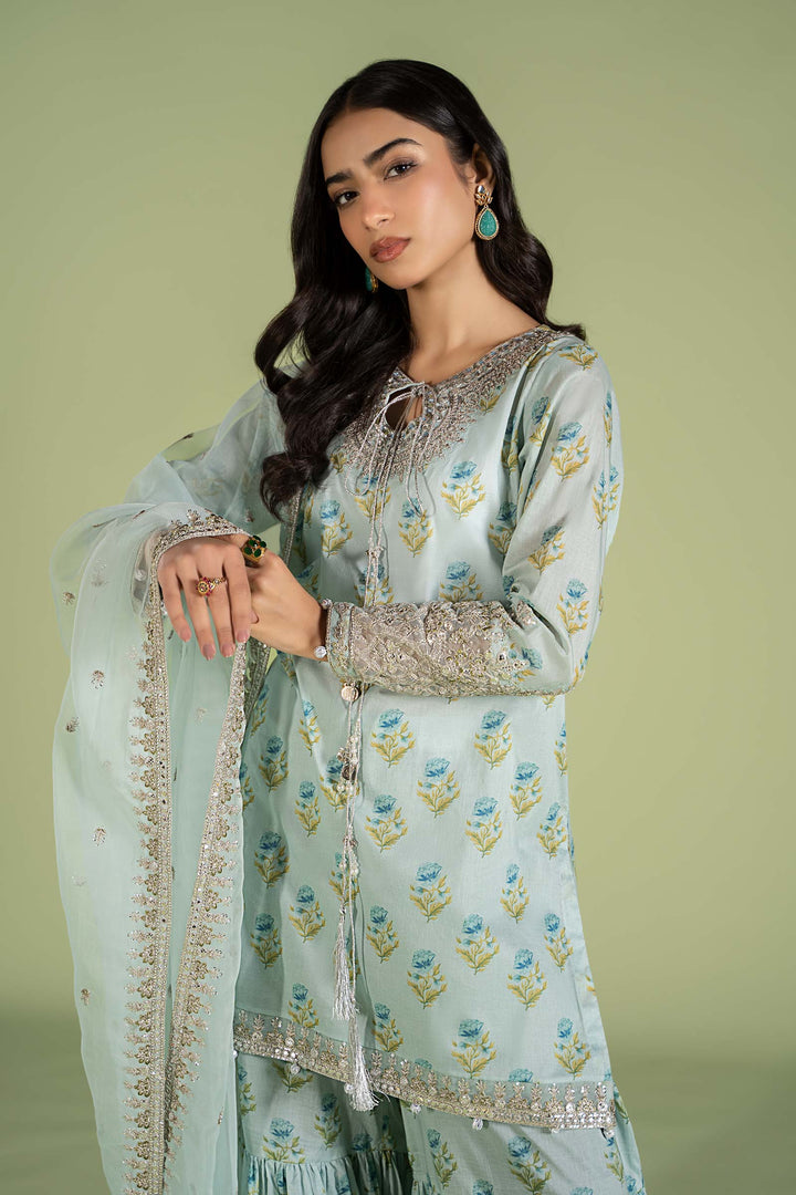 3 PIECE EMBROIDERED LAWN SUIT | DW-EF24-14