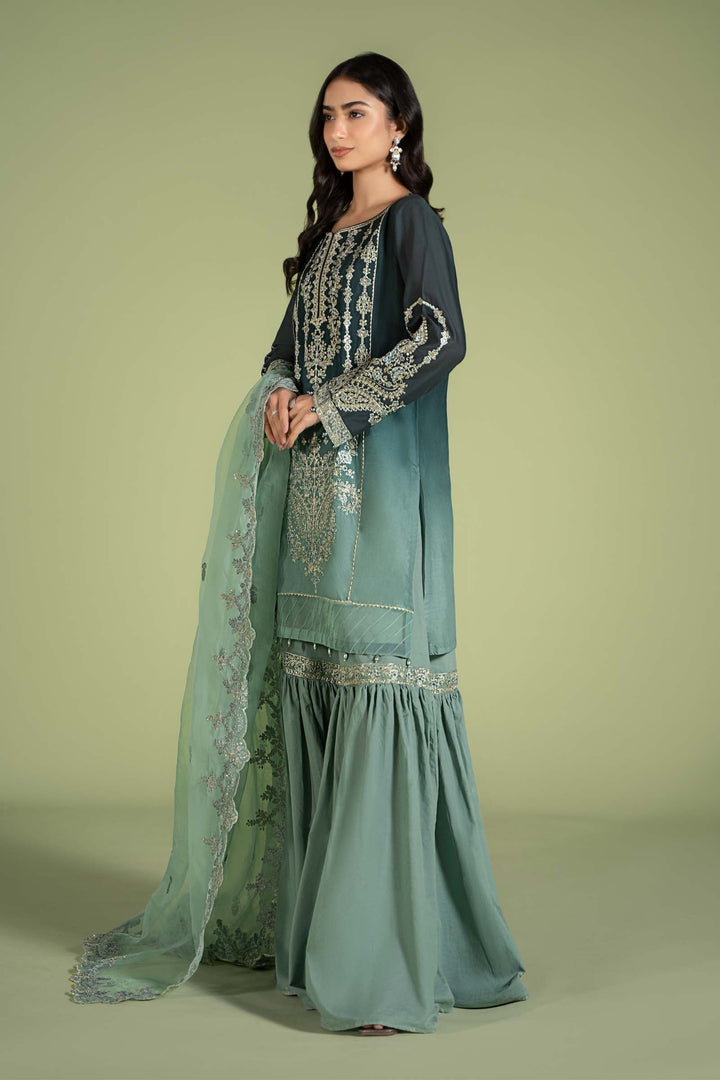 3 PIECE EMBROIDERED LAWN SUIT | DW-EF24-46