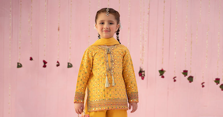 3 PIECE EMBROIDERED LAWN SUIT | MKD-EF24-09