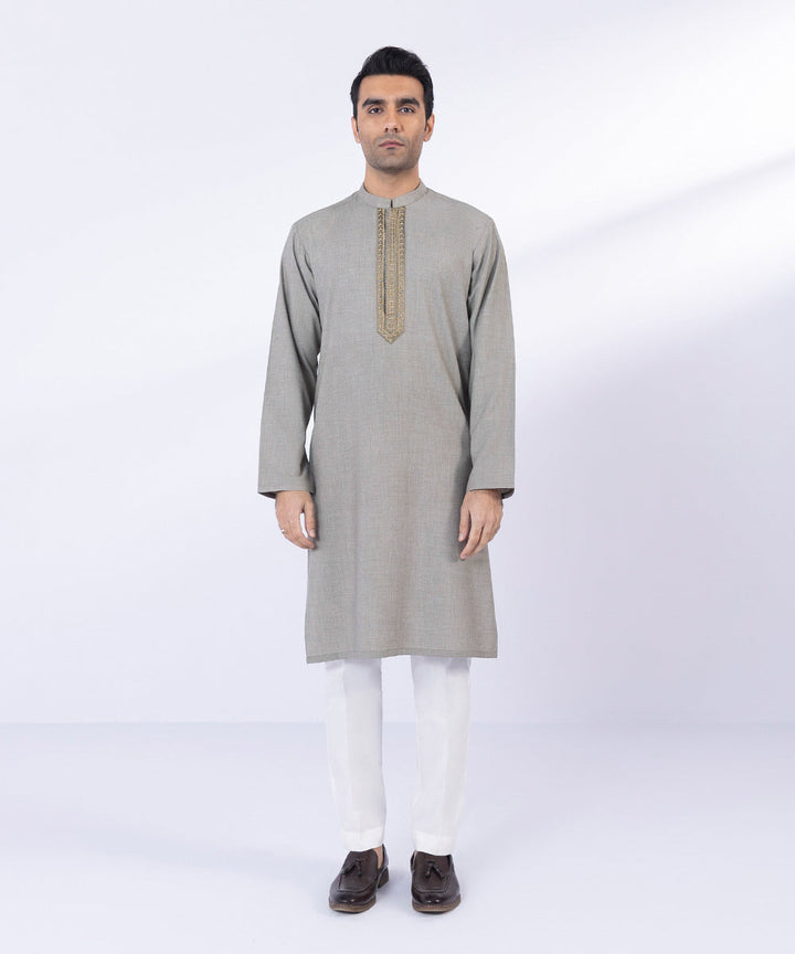 Embroidered Wash & Wear Kurta