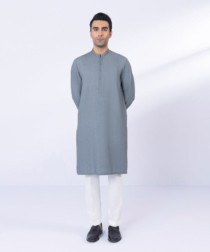 Embroidered Wash & Wear Kurta