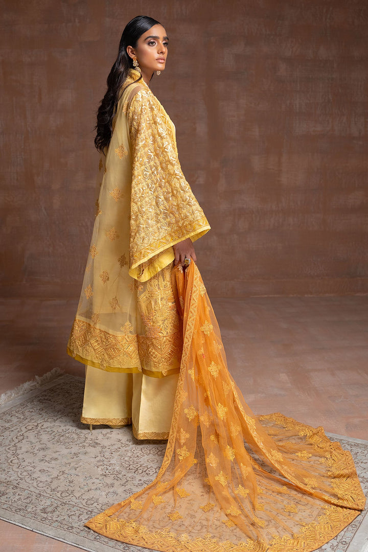 2756-ZAREEN EMBROIDERED SILK NET STITCHED