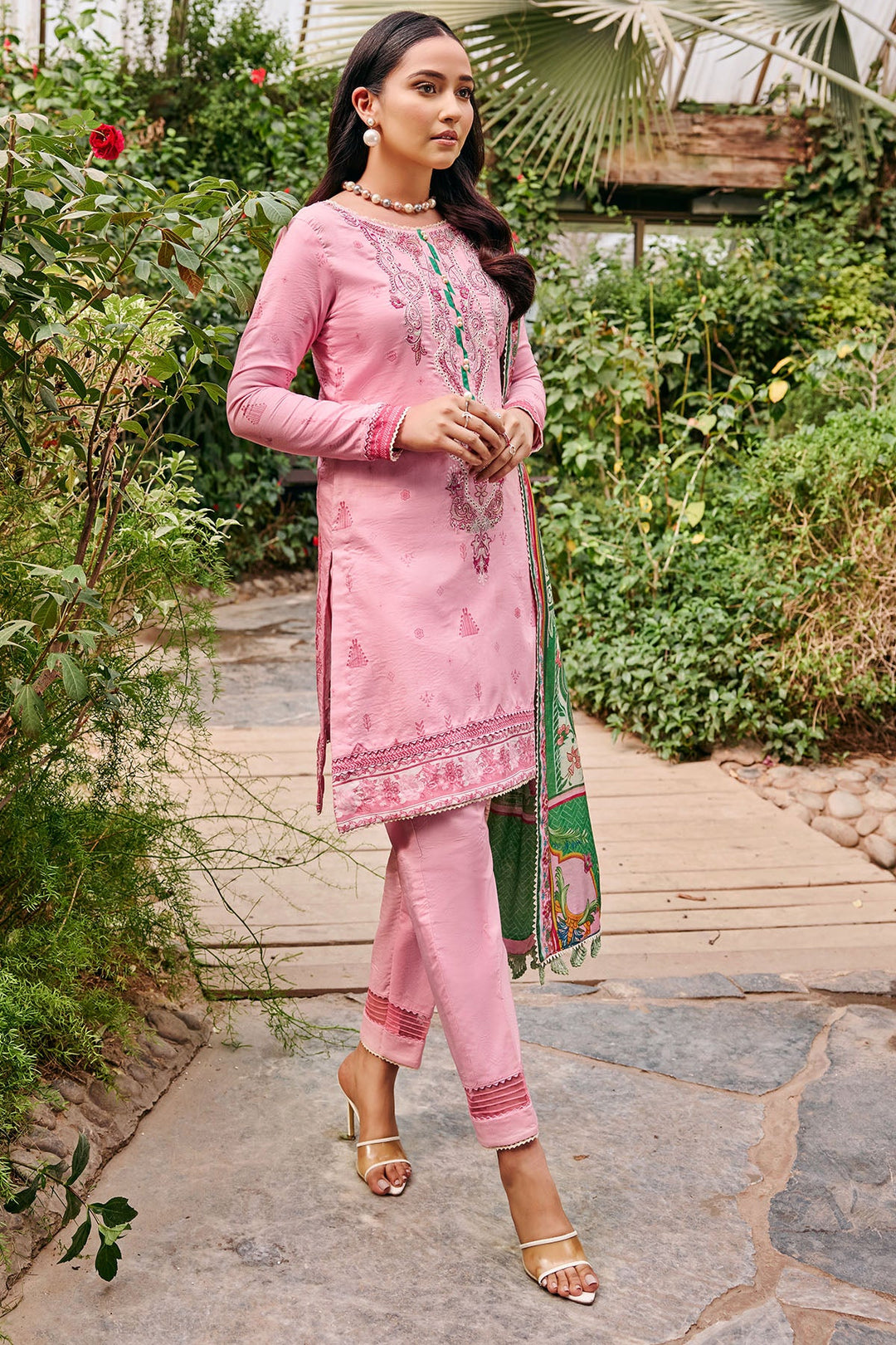 3536-ORCHID DIGITAL PRINTED LAWN UNSTITCHED