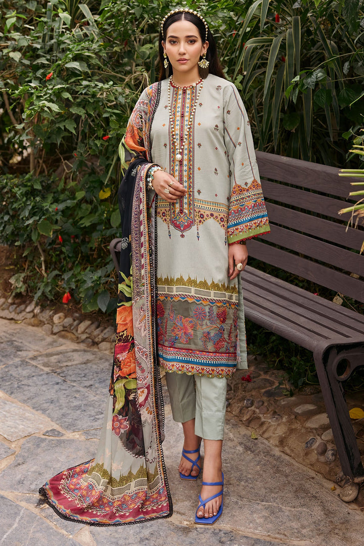 3537-AHEM DIGITAL PRINTED LAWN UNSTITCHED