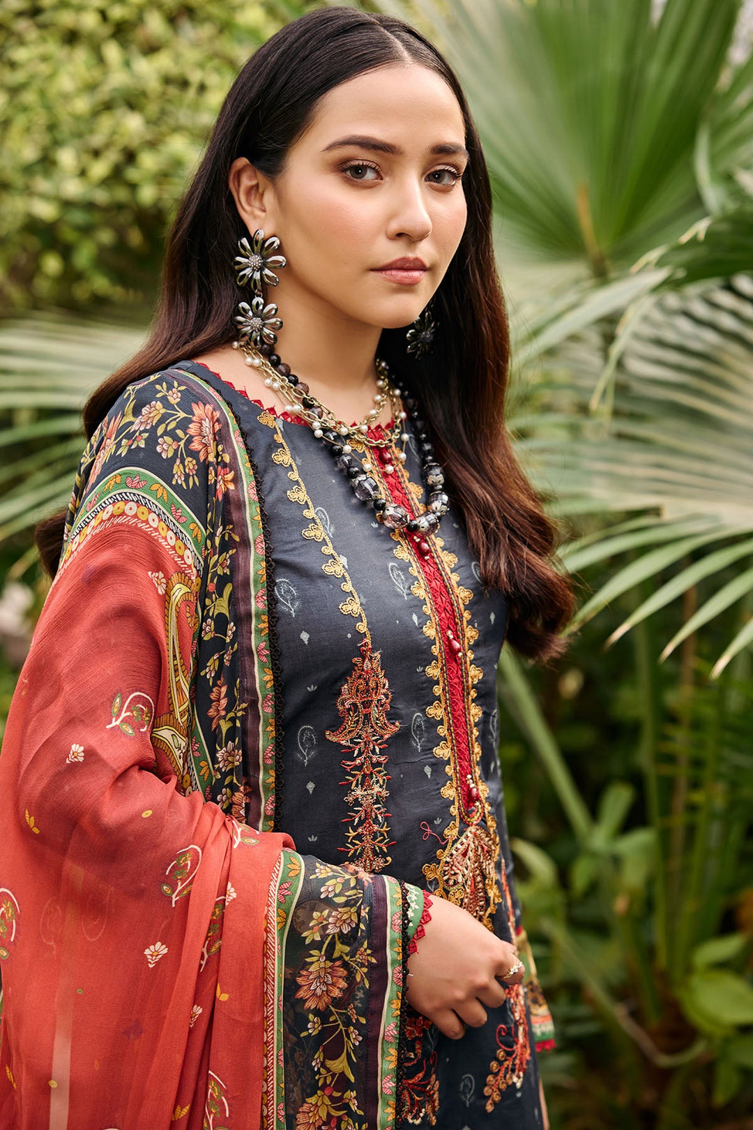 3539-KAJAL DIGITAL PRINTED LAWN UNSTITCHED