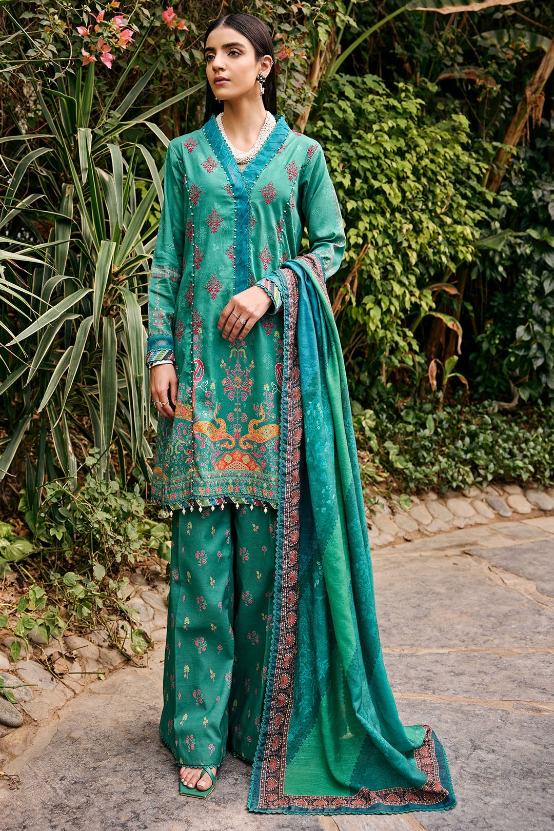 3546-MEHROZE DIGITAL PRINTED LAWN UNSTITCHED