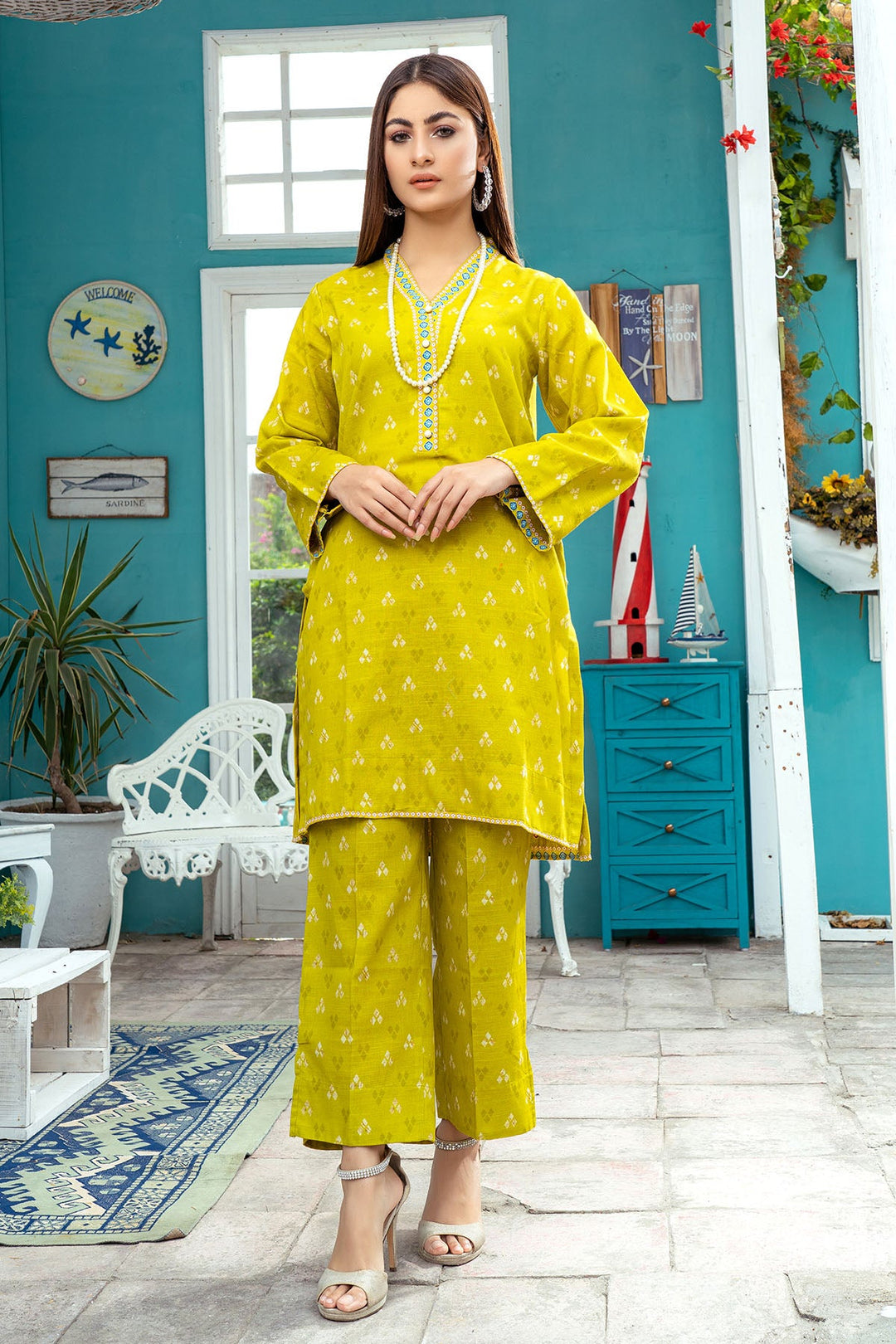 3586-POLYALTHIA DIGITAL PRINTED KHADDAR STITCHED