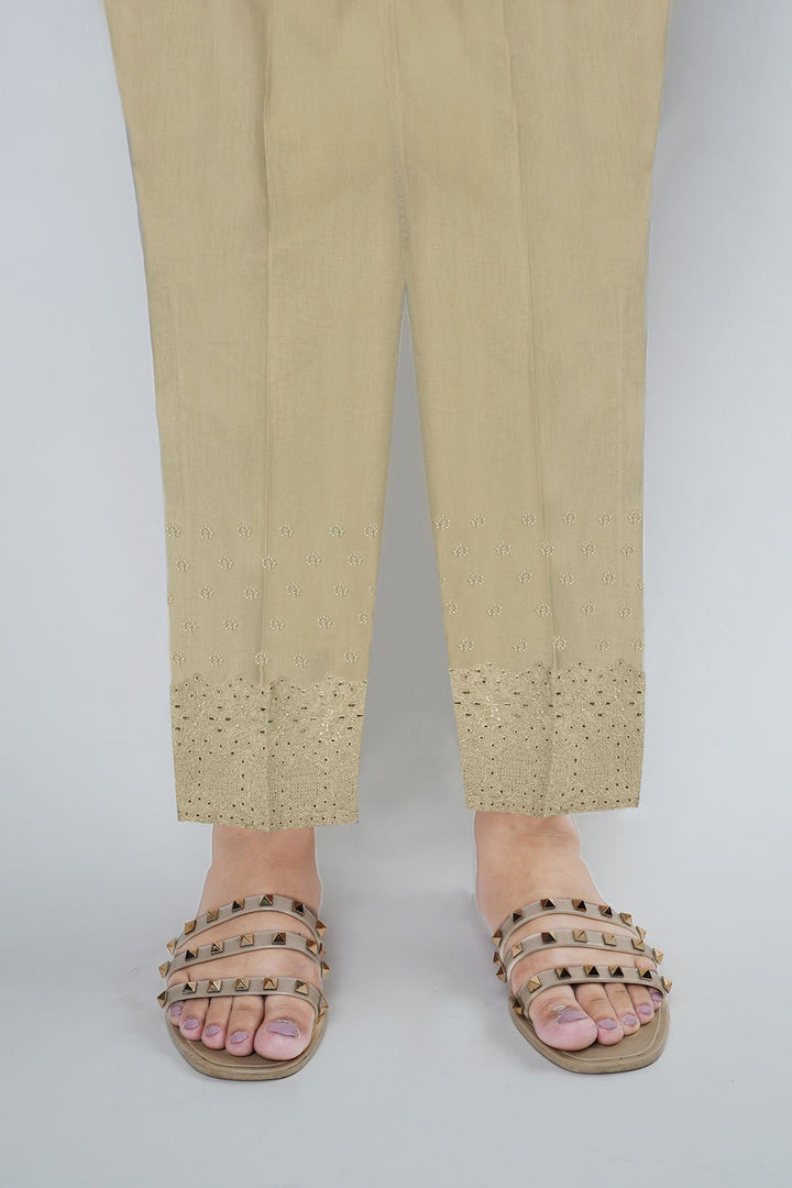 3685-SKIN EMBROIDERED TROUSER STITCHED