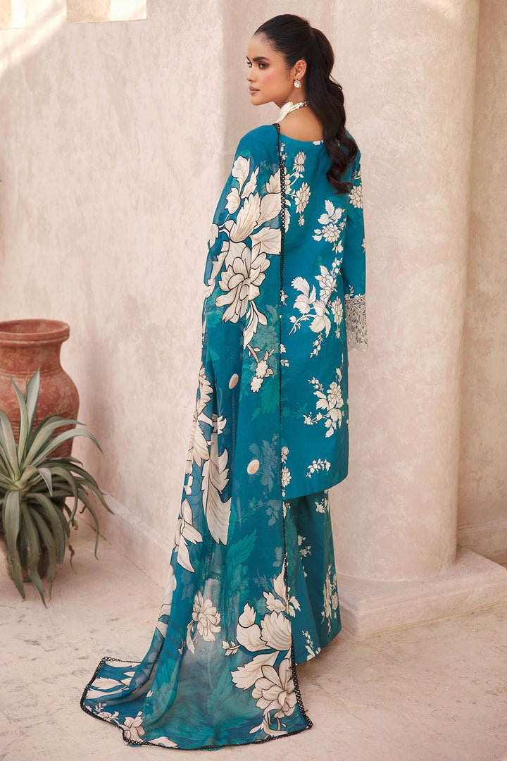 3737-LILLY DIGITAL PRINTED LAWN STITCHED