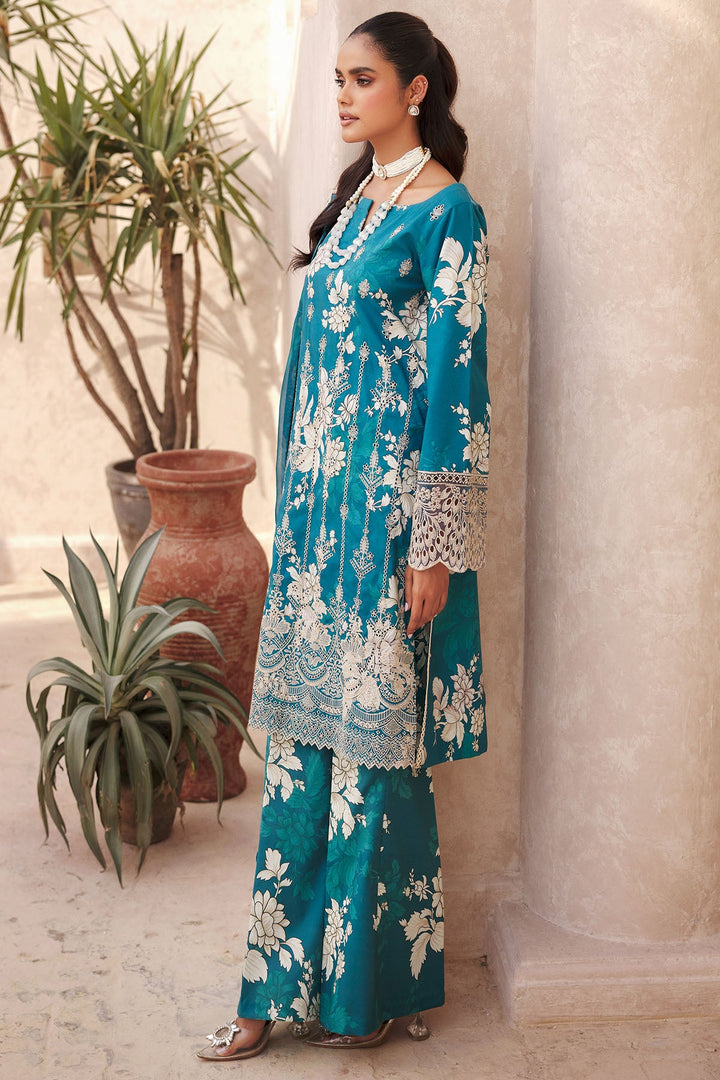 3737-LILLY DIGITAL PRINTED LAWN STITCHED