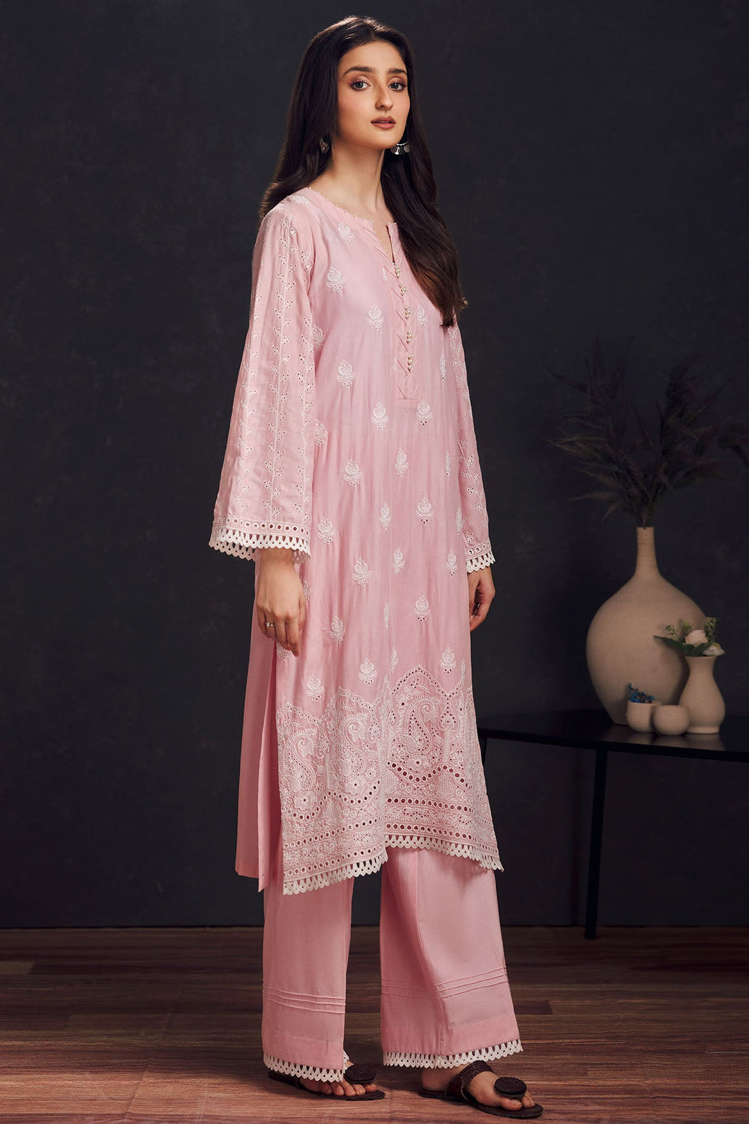 3991-WHISPER EMBROIDERED LAWN STITCHED