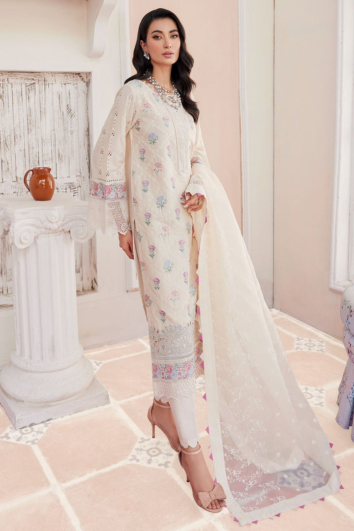 4131-LENORE EMBROIDERED LAWN STITCHED