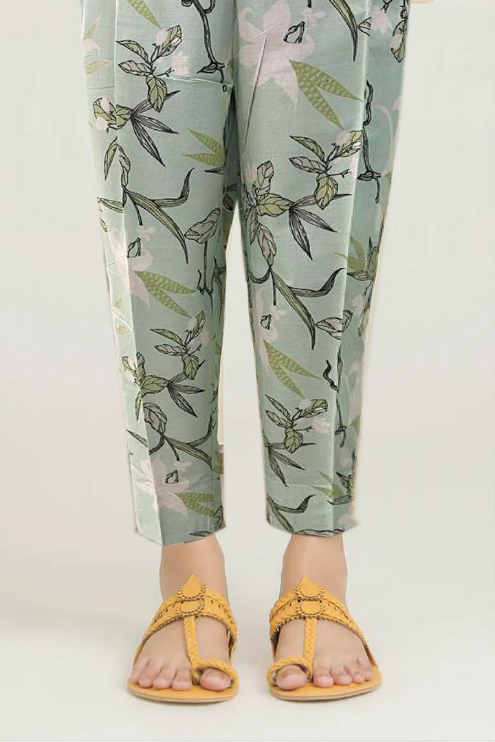 4176-PRINT-A PRINTED TROUSER STITCHED