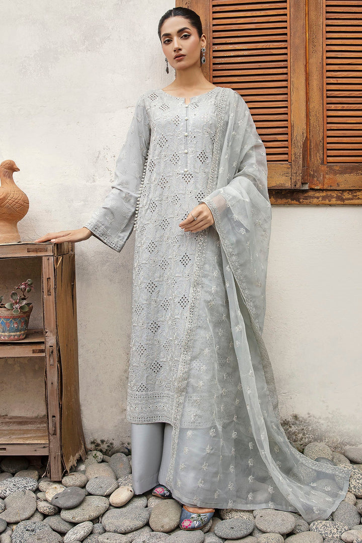 4266-MORGANITE EMBROIDERED LINEN STITCHED