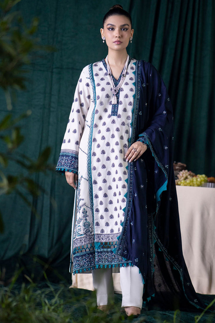 4354-IZMA EMBROIDERED KHADDAR STITCHED