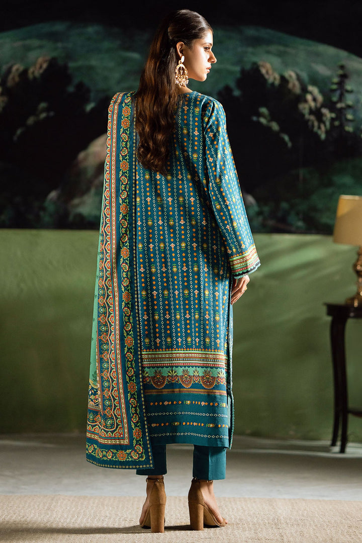 4387-MAHJABEEN DIGITAL PRINTED KHADDAR STITCHED