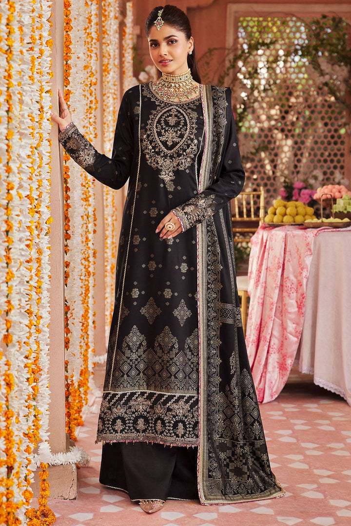 4393-RESHIMA EMBROIDERED JACQUARD UNSTITCHED