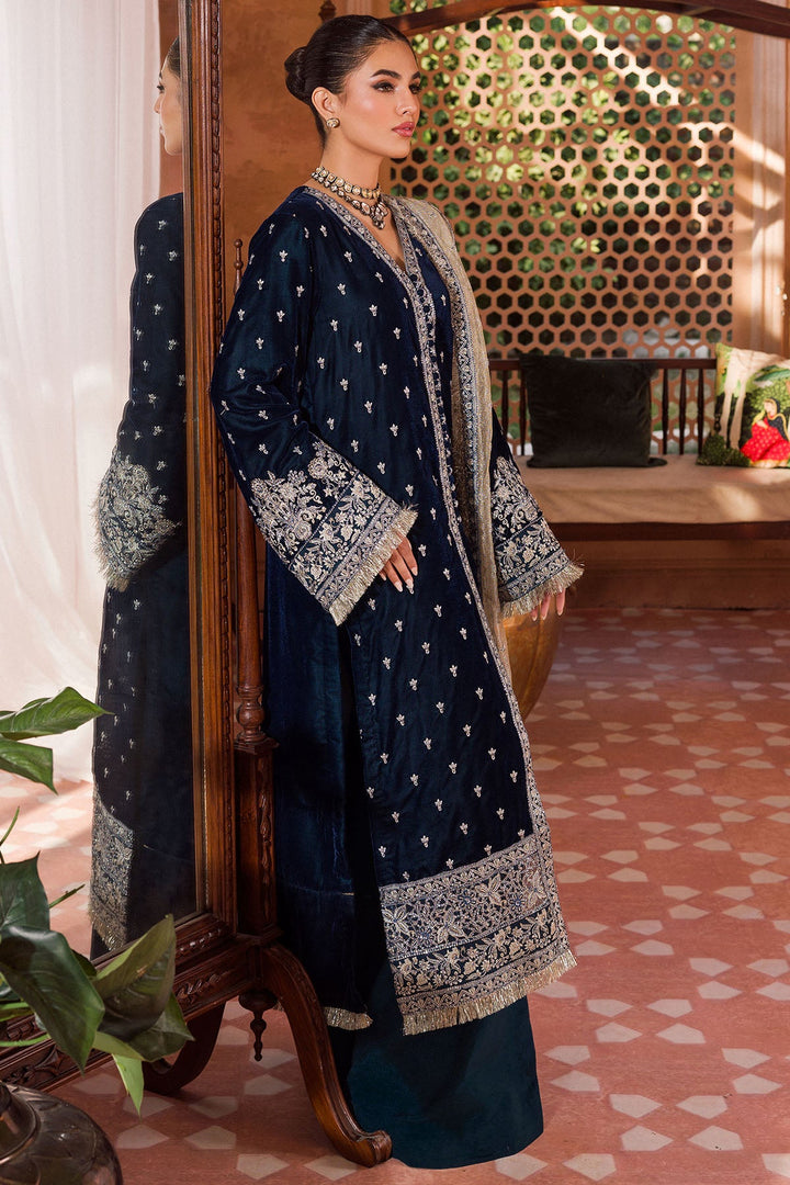 4406-AMIRAH EMBROIDERED VELVET UNSTITCHED