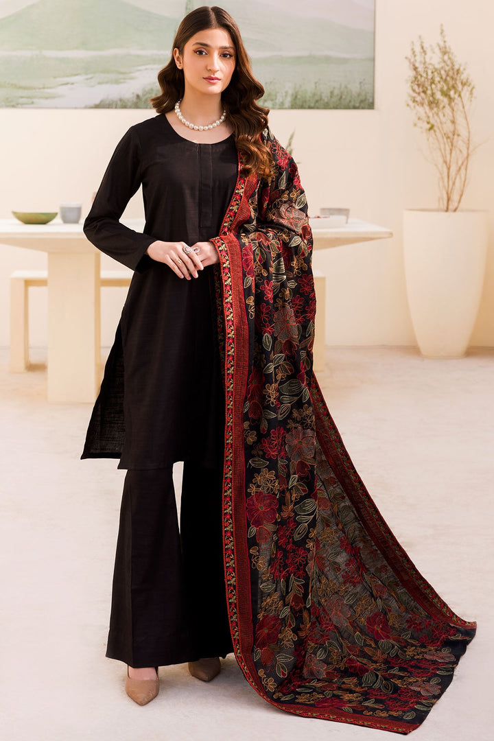 4511-AYLIA EMBROIDERED KHADDAR SHAWL