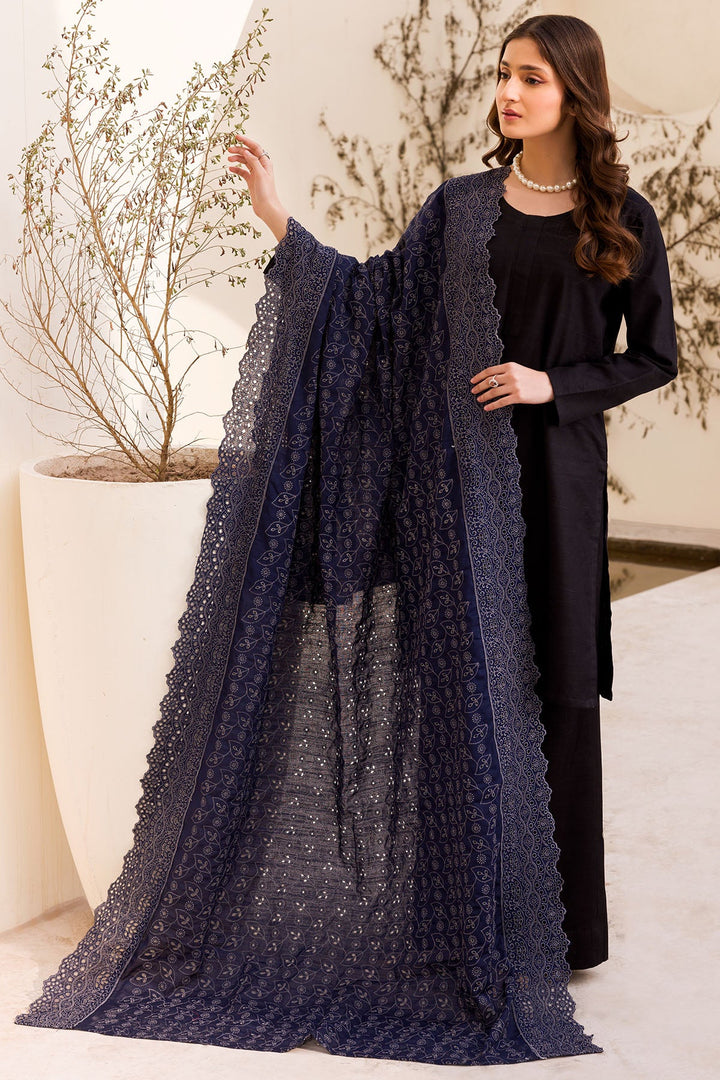 4514-ROSA EMBROIDERED KHADDAR SHAWL