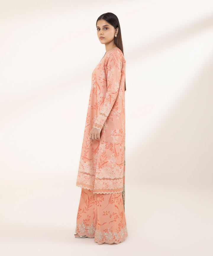 3 Piece - Embroidered Lawn Suit