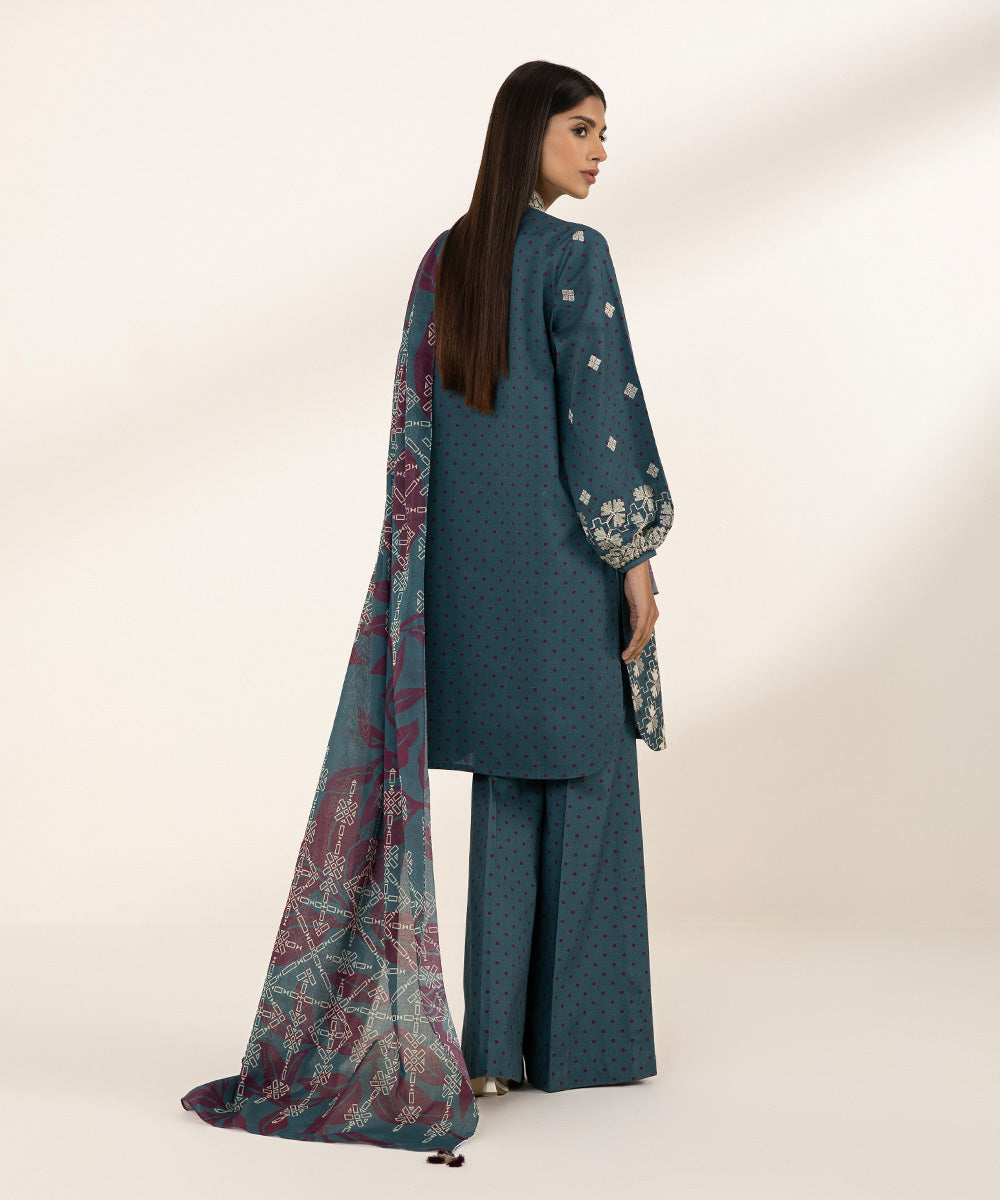 3 Piece - Embroidered Lawn Suit