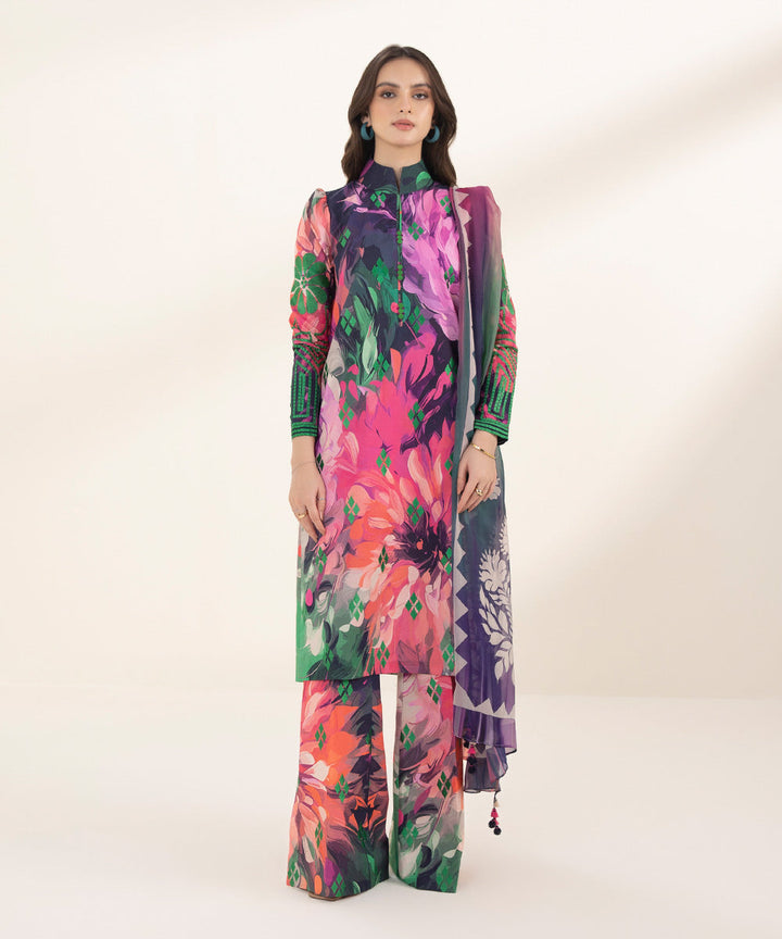 3 Piece - Embroidered Lawn Suit