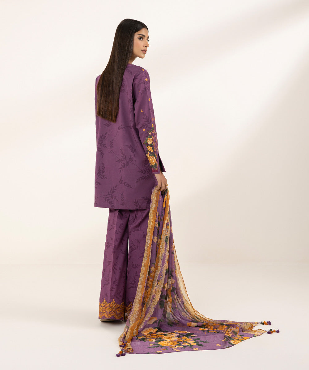 3 Piece - Embroidered Lawn Suit