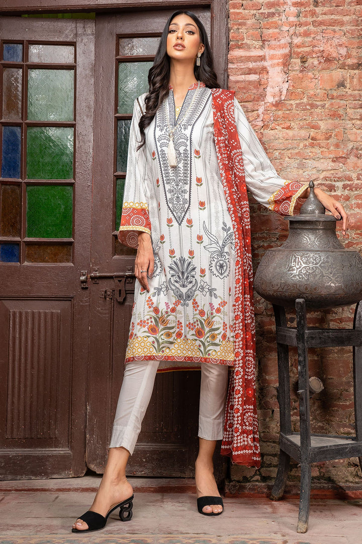 0199-PRINT-A DIGITAL PRINTED LAWN STITCHED