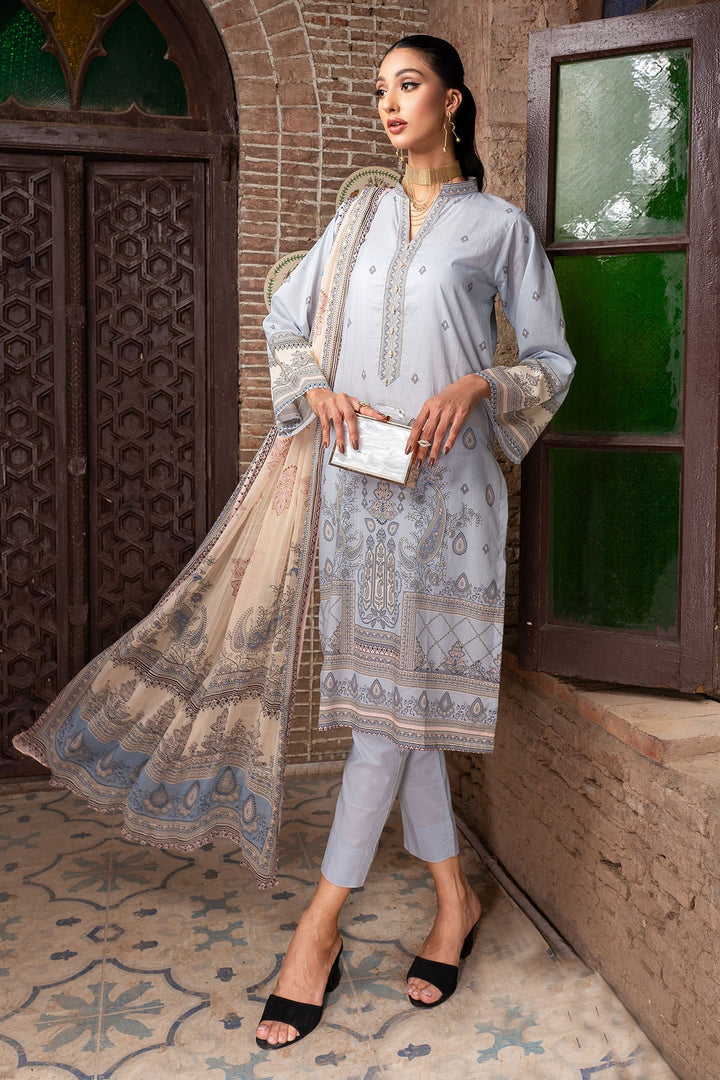 0201-PRINT-A DIGITAL PRINTED LAWN STITCHED