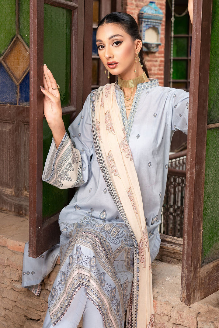 0201-PRINT-A DIGITAL PRINTED LAWN STITCHED