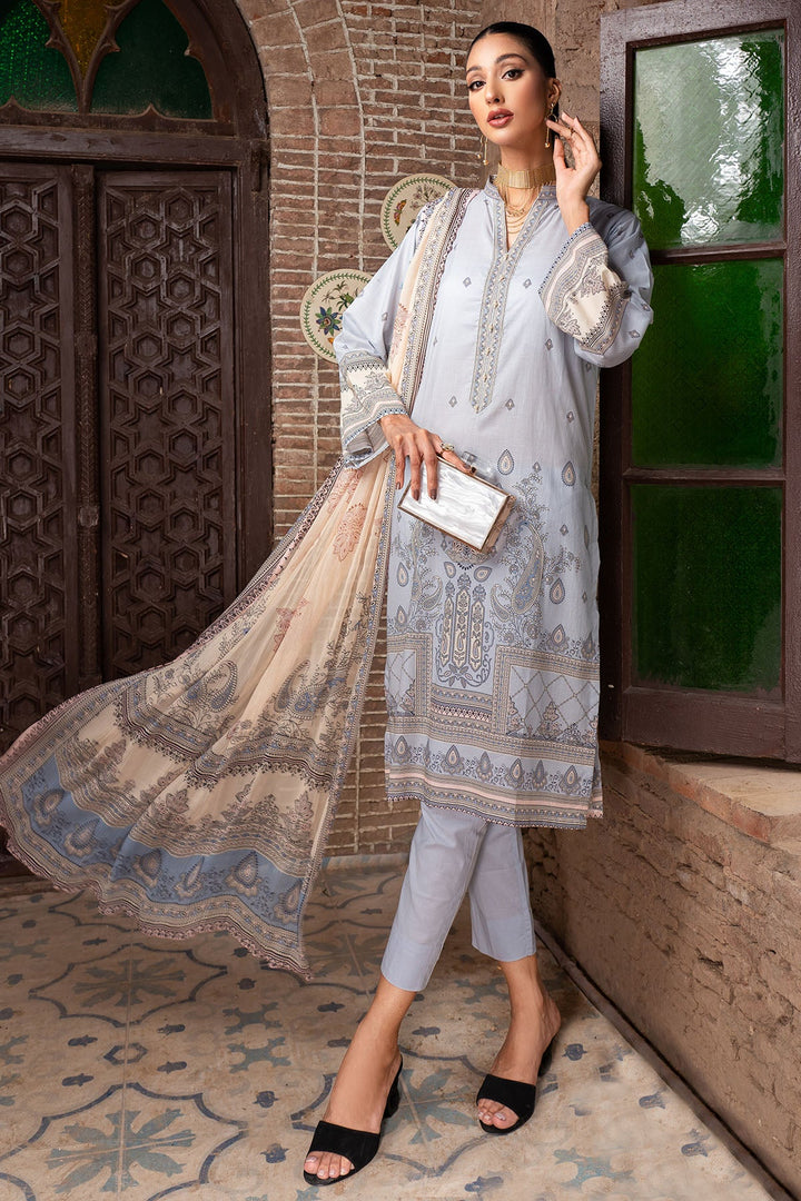 0201-PRINT-A DIGITAL PRINTED LAWN STITCHED